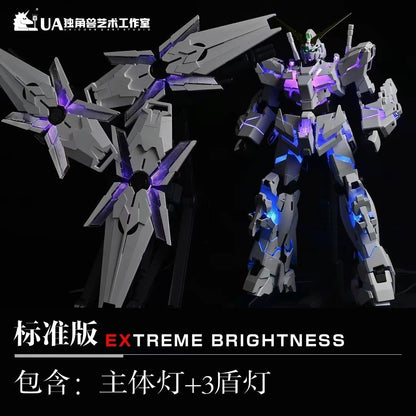 UA LED MGEX Unicorn Gundam Light Kit + music light board