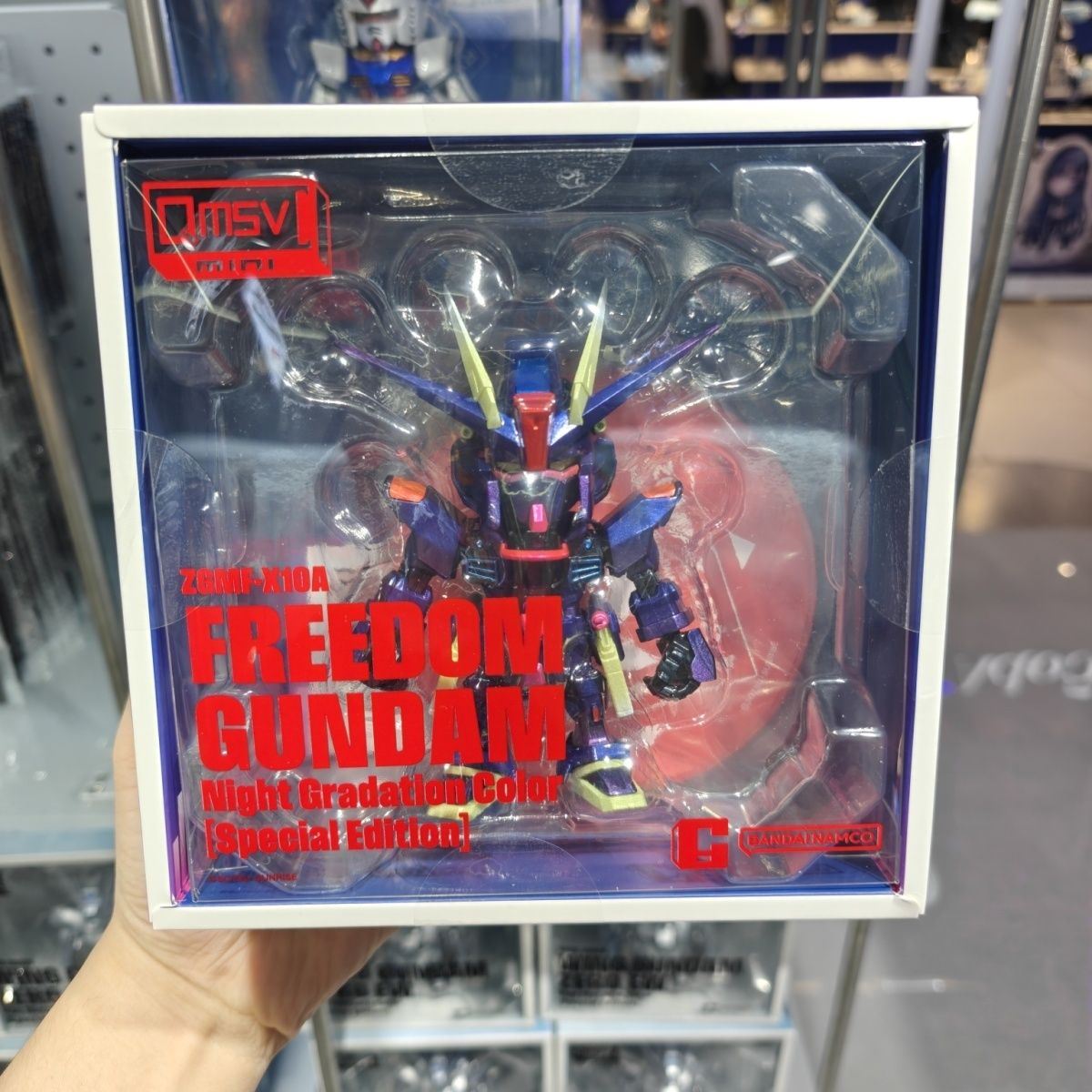 [Pre-order] QMSV Mini Freedom Night Gradation Color / Wing Iron Metallic / RX-78-2 Metallic Special Edition