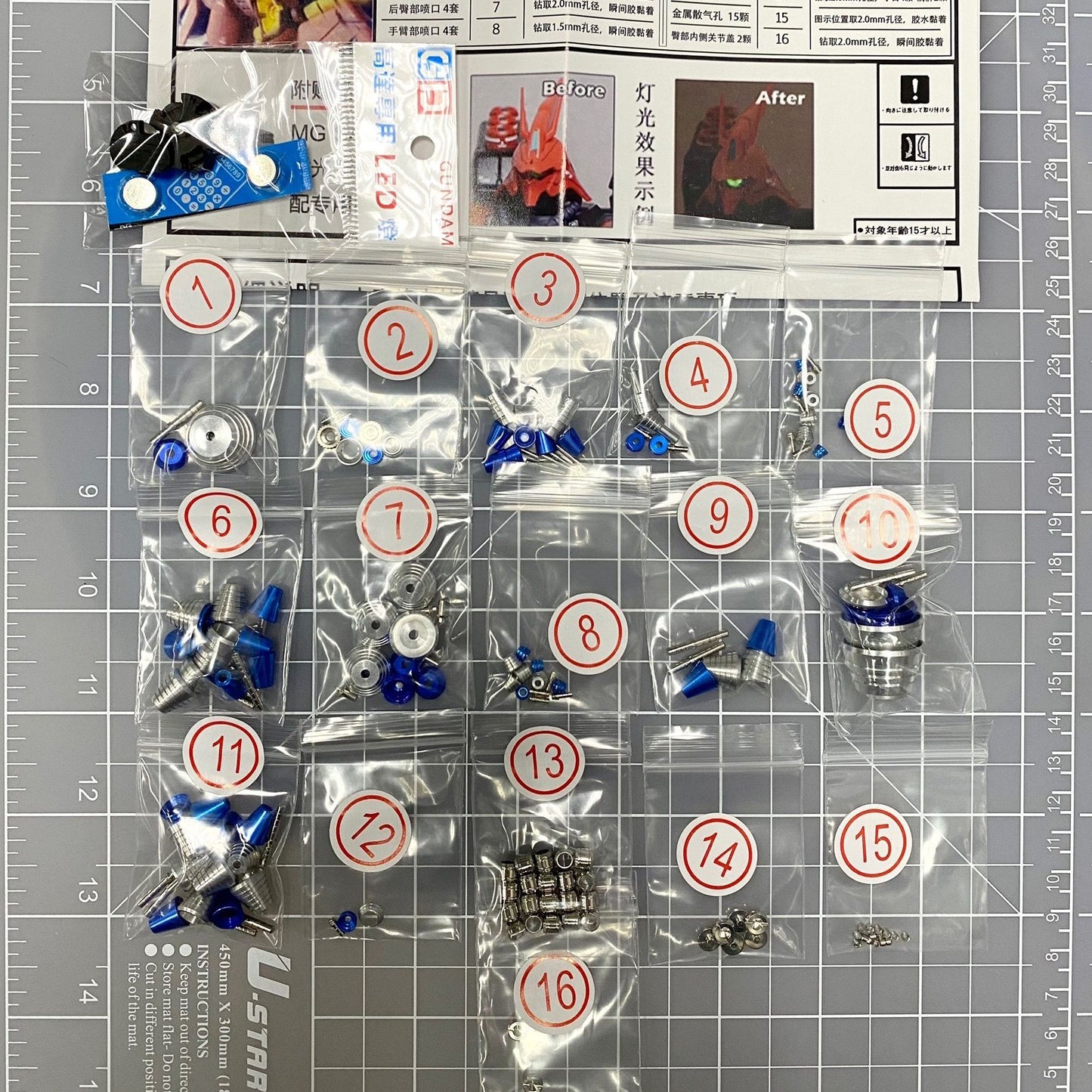 [Pre-order] MG Sazabi ver.ka JAOPARTS MSN-04 Metal Modification Parts Kit