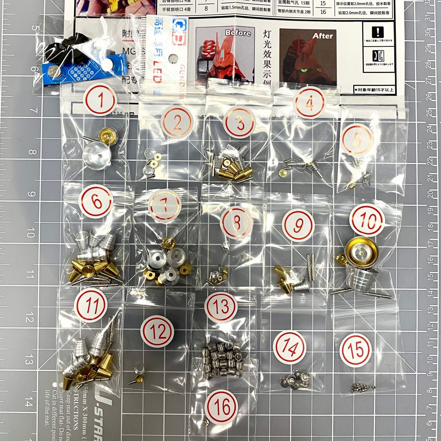 [Pre-order] MG Sazabi ver.ka JAOPARTS MSN-04 Metal Modification Parts Kit