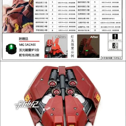 [Pre-order] MG Sazabi ver.ka JAOPARTS MSN-04 Metal Modification Parts Kit