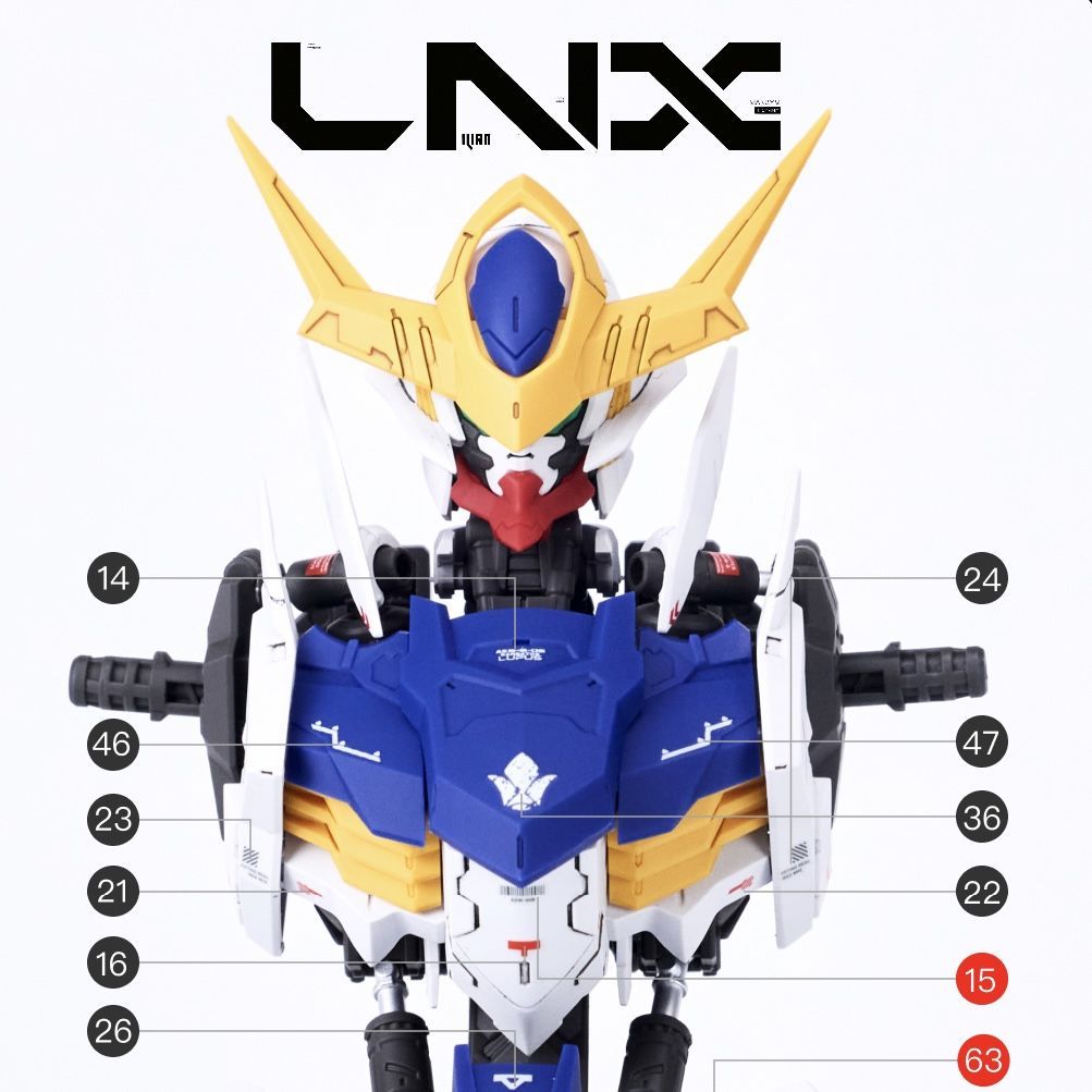 [Pre-order] LNX waterslide decals | MG Barbatos Lupus
