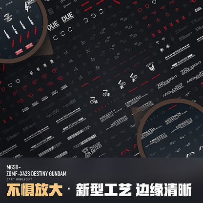 [Pre-order] LNX waterslide decal | MGSD ZGMF-X42S Destiny Gundam Model Kit
