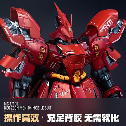 [Pre-order] LNX waterslide decals | MG 1/100 Neo Zeon MSN-04 Mobile Suit Sazabi Ver.Ka Decals