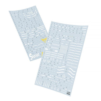 [Pre-order] LNX waterslide decals | MG 1/100 Neo Zeon MSN-04 Mobile Suit Sazabi Ver.Ka Decals