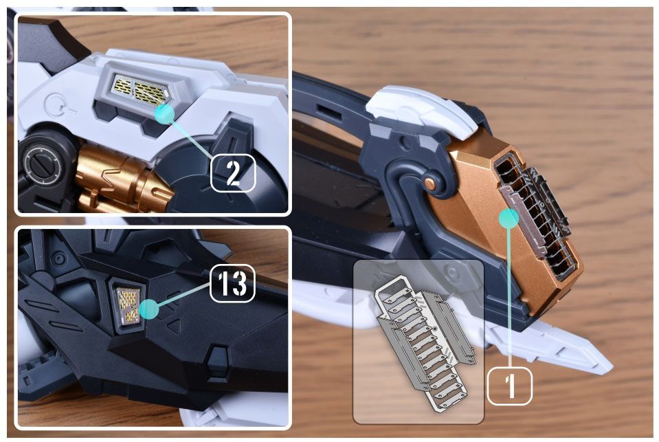 [Pre-order] IN ERA + RMB Fenrir Metal Etch Add On - Mould Cube PA-18 Model Etching Series