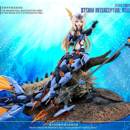 [Pre-order] Cyber Forest Fantasy Girls Tanya Charybdis Storm Interceptor: Royal Enforcer Model Kit | Nuke Matrix