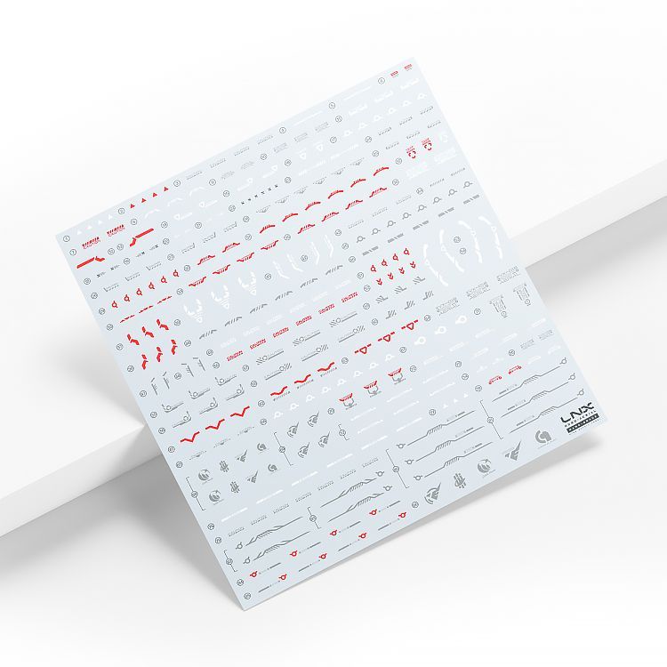 [Pre-order] LNX waterslide decal | MGSD XVX-016 Gundam Aerial Water Decals
