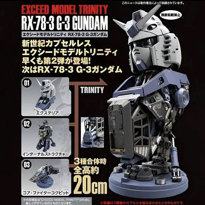 [Pre-sale, Apr'27] EXCEED MODEL TRINITY RX-78-3 G3 GUNDAM (3 PIECES SET)