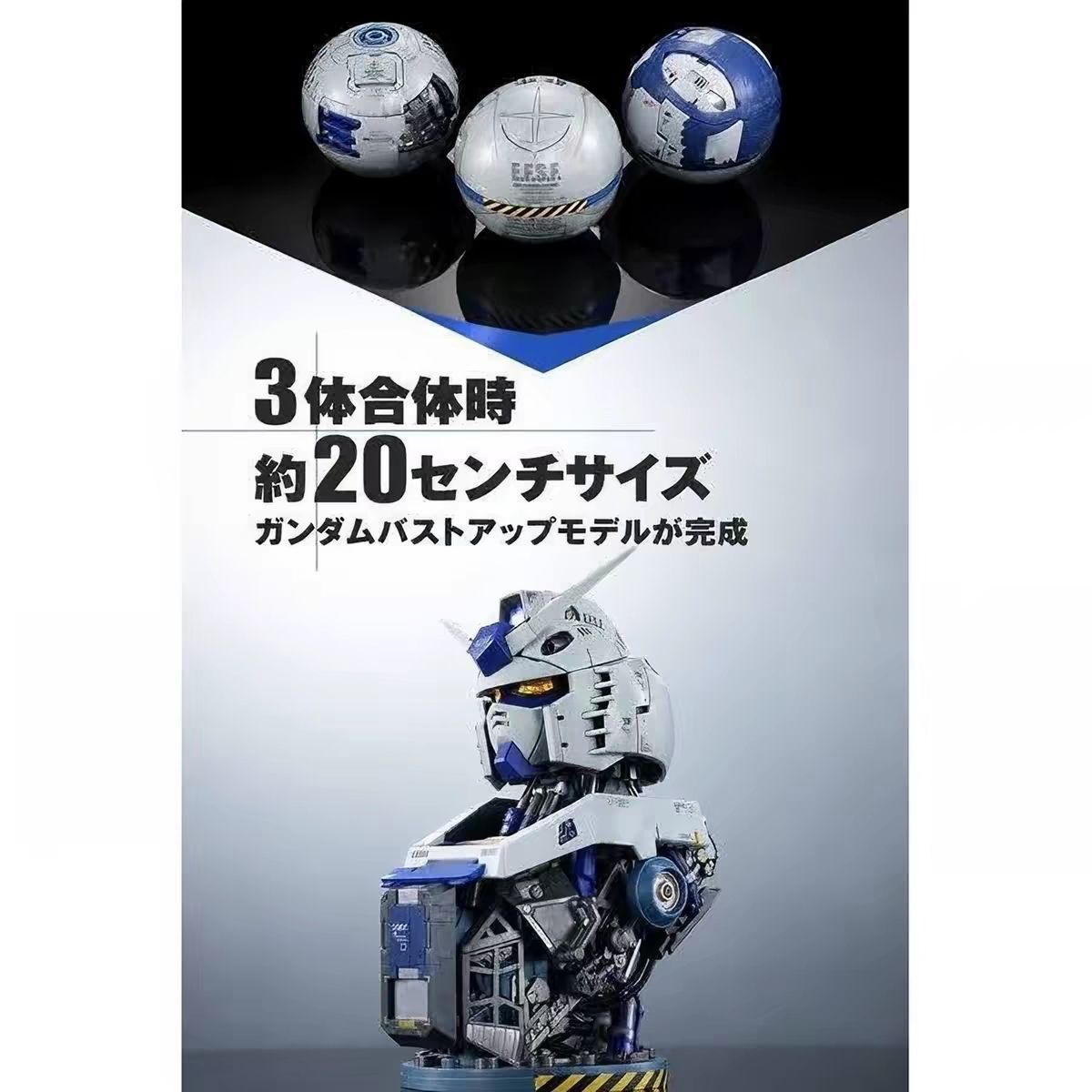 [Pre-sale, Apr'27] EXCEED MODEL TRINITY RX-78-3 G3 GUNDAM (3 PIECES SET)