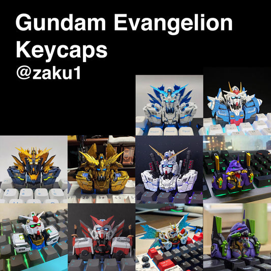 [Pre-order] Keycaps Gundam Evangelion Transformer