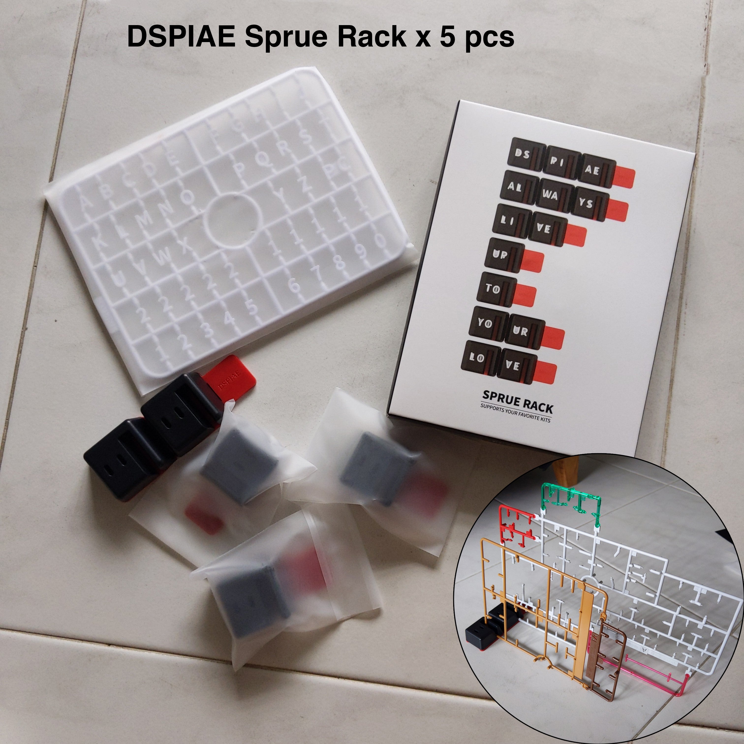 Disc Sprue DSPIAE Sprue Rack x 5 pcs – ZakuSG