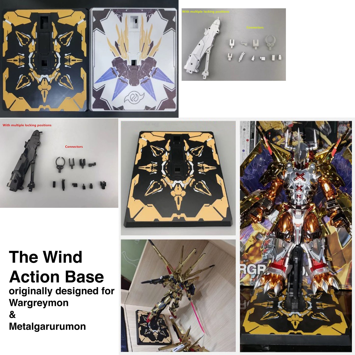 Figure-rise Standard Amplified Metalgarurumon + TheWind Action Base