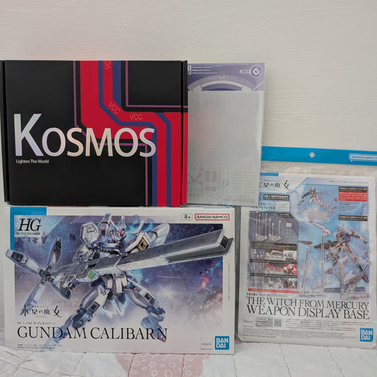 HG Aerial/Calibarn + waterslide + Kosmos LED + weapon display base Bundle