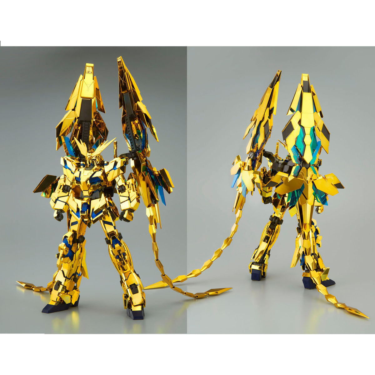 [In stock / Back-order] PBandai PG 1/100 Unicorn Gundam 03 Phenex (Narrative ver) + kosmos RGB LED + Gold Base Sticker
