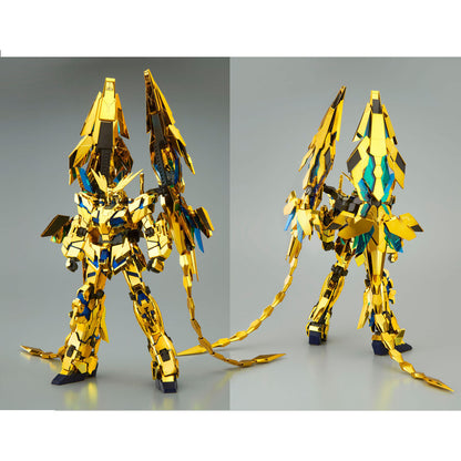 [In stock / Back-order] PBandai PG 1/100 Unicorn Gundam 03 Phenex (Narrative ver) + kosmos RGB LED + Gold Base Sticker