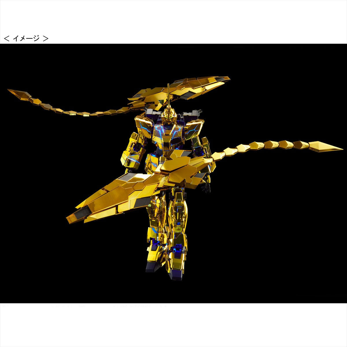 [In stock / Back-order] PBandai PG 1/100 Unicorn Gundam 03 Phenex (Narrative ver) + kosmos RGB LED + Gold Base Sticker