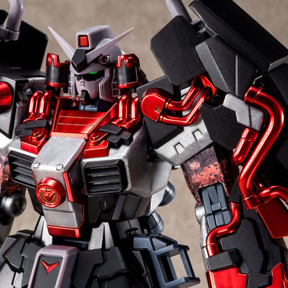 [Waterslide in stock] P-Bandai MG Shin Musha Gundam (Sengoku No Jin Black Robe Large Armor) + FlamingSnow FS waterslide