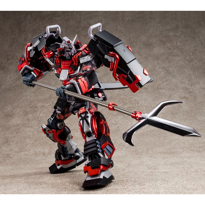 [Waterslide in stock] P-Bandai MG Shin Musha Gundam (Sengoku No Jin Black Robe Large Armor) + FlamingSnow FS waterslide