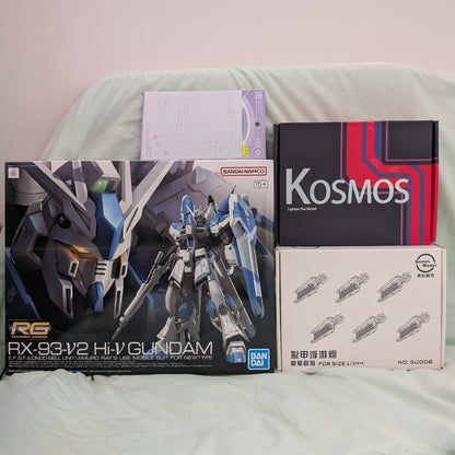 RG Hi-Nu + Evo waterslide + Susan model Fin Funnel + Fin funnel Kosmos LED
