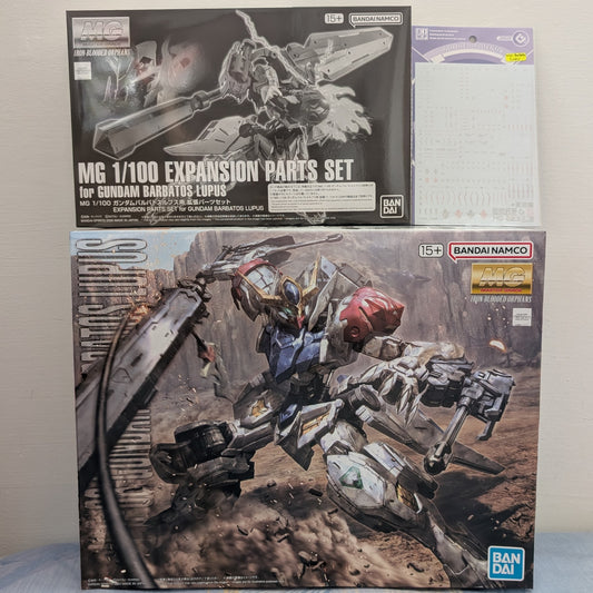 MG 1/100 Gundam Barbatos Lupus + P-Bandai Expansion + waterslide