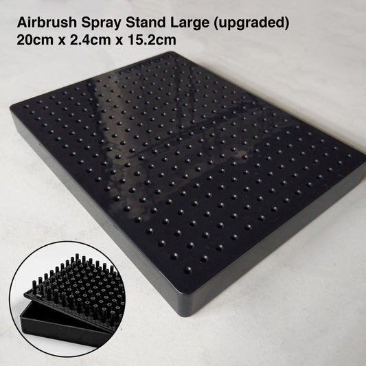 Airbrush Spray Stand Large (upgraded) 20cm x 2.4cm x 15.2cm