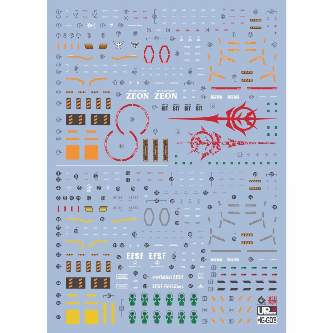 [In stock] EVO waterslide | HG White Gundam + Red Gundam (GQ)