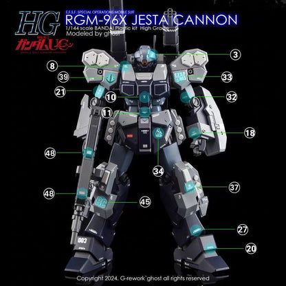 [Pre-order] GHOST waterslide | HG Jesta Cannon