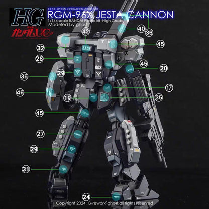 [Pre-order] GHOST waterslide | HG Jesta Cannon