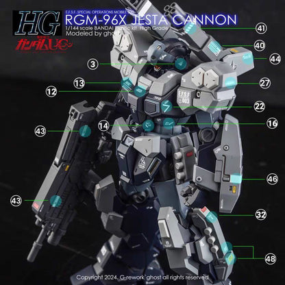 [Pre-order] GHOST waterslide | HG Jesta Cannon