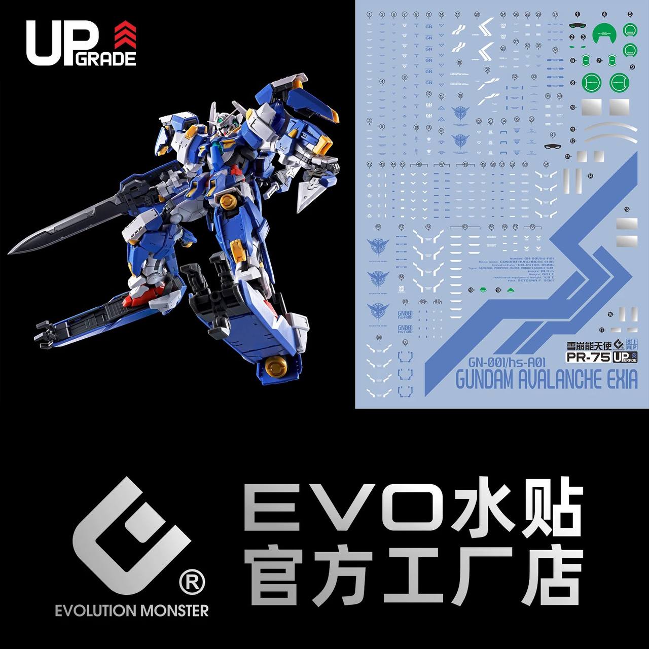 [In stock / Back-order] EVO waterslide | P-Bandai RG Avalanche Exia