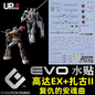 EVO waterslide | HG RFV RX-78 EX & Zaku II Solaris 2-in-1