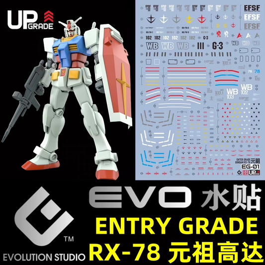 EVO waterslide | EG RX-78-2 Full Weapon Set