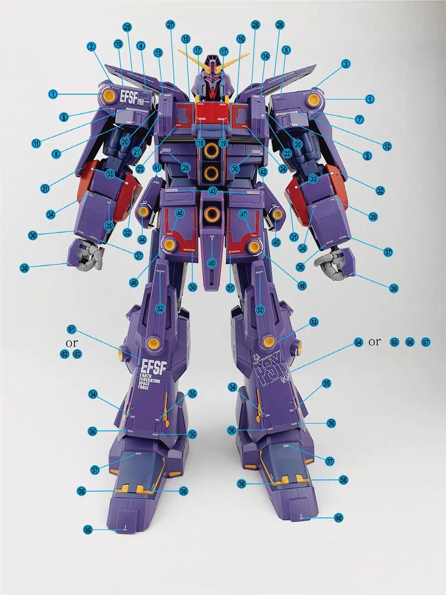 [In stock] GHOST Waterslide | HG Psycho Gundam Mark II
