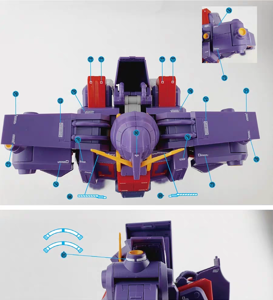 [In stock] GHOST Waterslide | HG Psycho Gundam Mark II