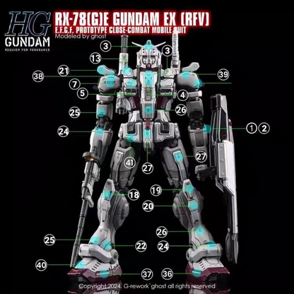 [In stock] GHOST waterslide | HG Netflix RFV RX-78[G]E EX Gundam