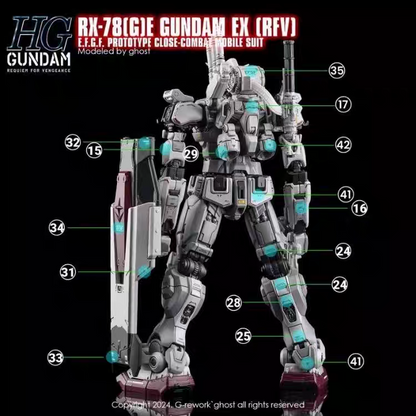 [In stock] GHOST waterslide | HG Netflix RFV RX-78[G]E EX Gundam